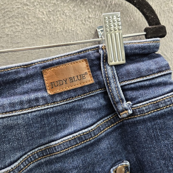 Judy Blue Women Jeans 18W Denim Wide-Leg JB82593DK-PL  Distressed - Picture 14 of 16